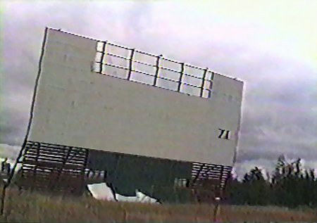Starlite Drive-In Theatre - Screen From Darryl Burgess (newer photo)